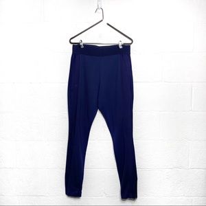 Boden Ankle Zipper Cropped Navy Pants Long